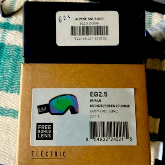 Electric Green Chrome ski goggles Lens - Picture 1 of 3